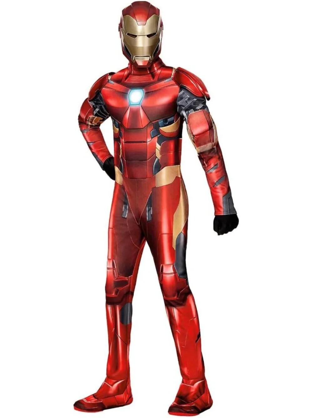 Kids Iron Man Costume - Officially Licensed Avengers Outfit for Halloween Fun